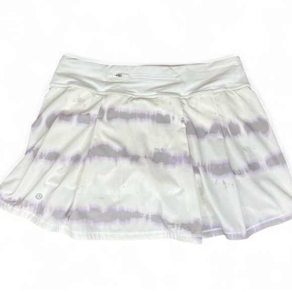 Lululemon Pace Rival Mid-Rise Skirt in the Transverse Lilac Multi color - Picture 4 of 8